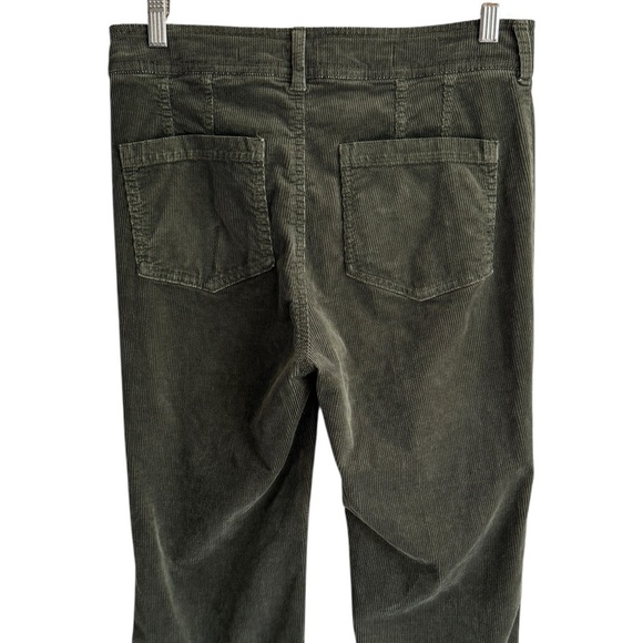 Pilcro Anthropologie Corduroy Trouser Bootcut Pants in Moss Green, Size 28 - Picture 8 of 10